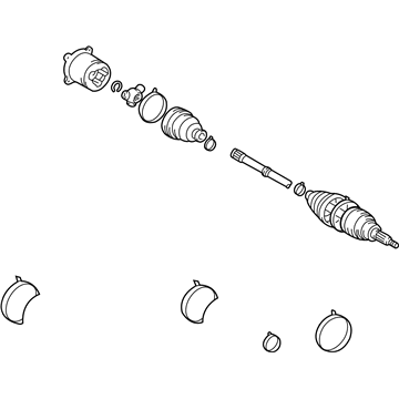 Lexus 42340-48020 Shaft Assembly, Rear Drive