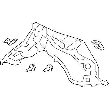 Infiniti 84950-1BG1A Finisher-Luggage Side, Lower RH
