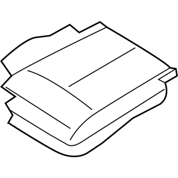 Nissan 87370-3TA5A Trim Assembly - Front Seat Cushion