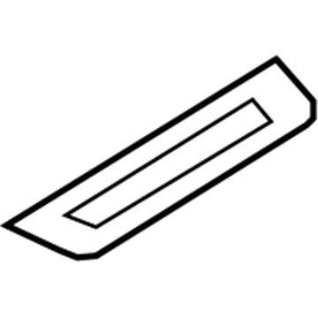 Hyundai 85891-2B000-HZ Trim Assembly-Rear Door Step, LH