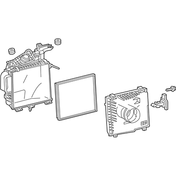 Lexus 17700-38270 Cleaner Assembly, Air W