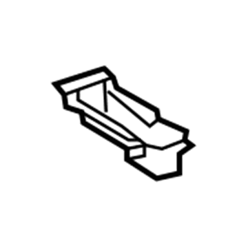 Lexus 57508-30020 Reinforcement, Center Floor Crossmember, RH