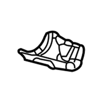 Lexus 57413-53010 Extension, Floor Side, Inner RH