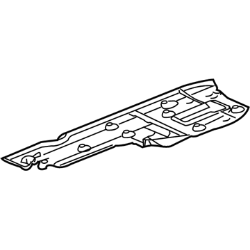 Lexus 58165-53040 Cover, Front Floor, RH