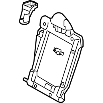 Infiniti 88601-5DA0A Frame Assy-Back, Rear Seat