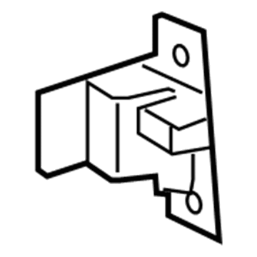 BMW 41-52-7-200-243 Hinge, Rear Door, Upper, Left