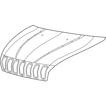 Mopar 68103664AE Hood