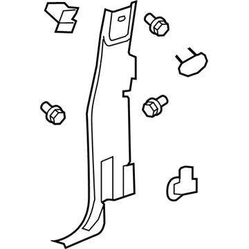 GM 22821225 Lock Pillar Trim