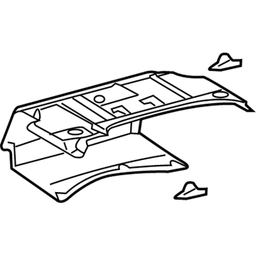 Lexus 64075-30250-C0 Cover, Luggage Compartment Trim, Front