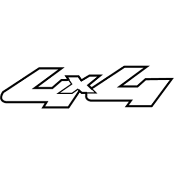 Ford 8L2Z-7842528-A Nameplate