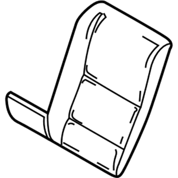 BMW 52-20-6-964-847 COVER BACKREST CLOTH LEFT