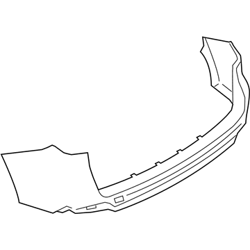 BMW 51-12-7-378-571 Panel, Bumper, Primed, Rear