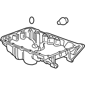 Acura 11200-5J6-A01 Pan, Oil