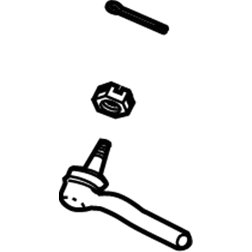 Lexus 45046-69205 End Sub-Assy, Tie Rod, RH
