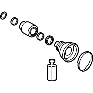 Hyundai 49575-F2700 Damper Kit-Front Axle Dynamic, RH