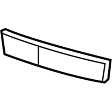 BMW 51-11-7-295-267 Grille, Air Inlet, Partly Closed, Left
