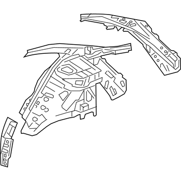 Honda 64300-T2F-305ZZ Panel Comp R, RR Insi