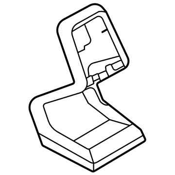 BMW 51-16-5-A21-B88 COVER CENTRE CONSOLE, REAR:511608