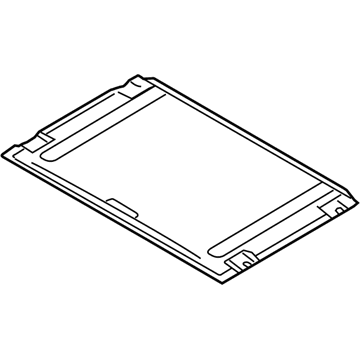 BMW 54-10-7-157-445 Ceiling Frame Covered Velours
