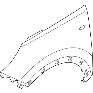 Kia 663113W000 Panel-Fender, LH