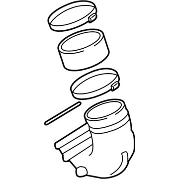 BMW 11-61-8-057-992 Charge-Air Duct