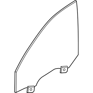 BMW 51-35-8-497-203 Side Window, Door, Left Front