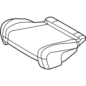 Mopar 5RV40DX9AB Rear Seat Cushion 2Nd Row Cover