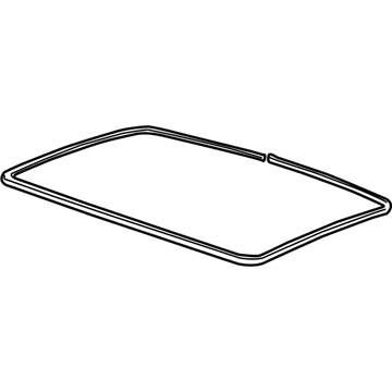 GM 12458067 Sunroof Glass Weatherstrip