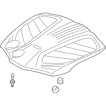 Kia 292403L201 Engine Cover Assembly