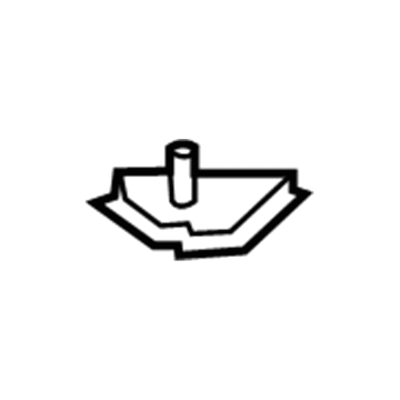 Lexus 58239-50030 Plate, Belt Anchor Nut
