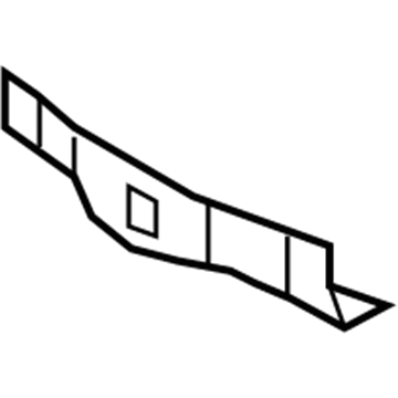 Lexus 57653-50040 Member, Rear Floor Cross
