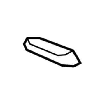 Lexus 58325-50020 Cover, Rear Floor Service Hole