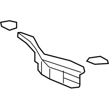Lexus 57652-50901 Member, Rear Floor Cross, NO.1