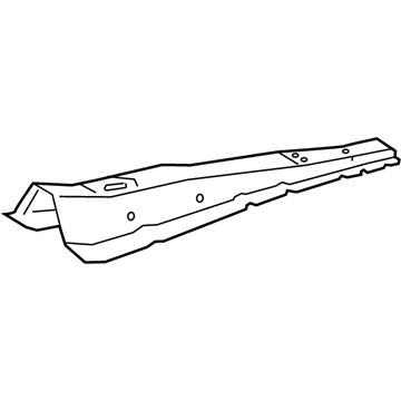 Lexus 58113-42012 Panel, FR Floor, Ctr