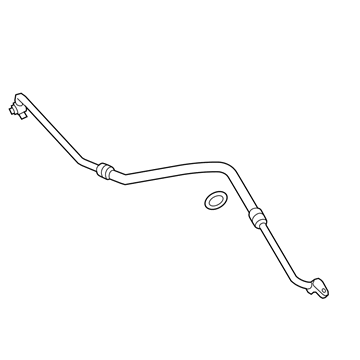 BMW 17-21-7-603-247 Engine Oil Cooler Pipe, Return