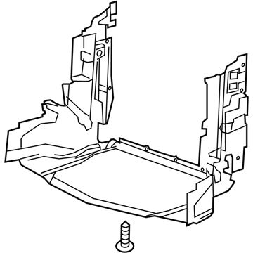 GM 23176147 Baffle Asm-Radiator Air Lower
