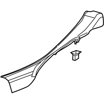 GM 23431310 Rear Sill Plate