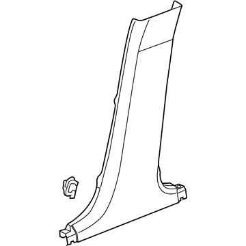 GM 84083939 Upper Center Pillar Trim