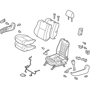 Toyota 71100-0CG60-B0 Seat Assembly