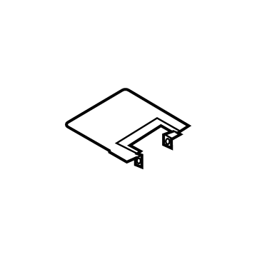 Nissan 969U8-5MR0A PLATE-SLIDE, PROTECTOR FRONT