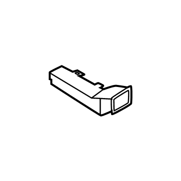Nissan 27932-5MP0A DUCT-FLOOR, REAR RH