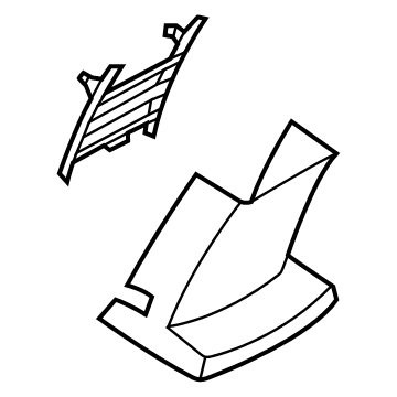 Nissan 969D2-5MR0A COVER-CONSOLE, REAR