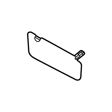 Kia 85210L3020DNN Sunvisor Assembly Left