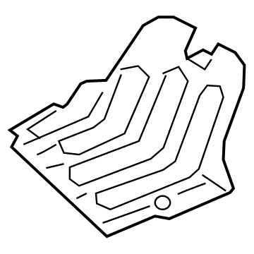 Kia 86698D5000 Cover-Rear Bumper Side Under