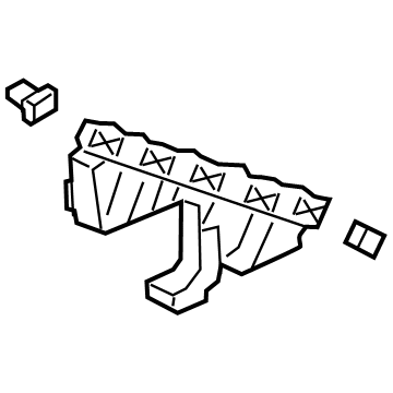 Kia 86613D5000 Bracket Assembly-Rear Bumper