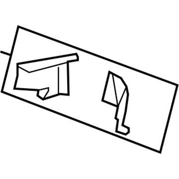 Mopar 68003841AA DEFLECTOR-Leg