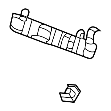 GM 85110200 GUIDE ASM-FRT BPR FASCIA