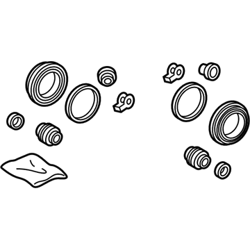 Toyota 04478-0E061 Brake Pads Seal Kit