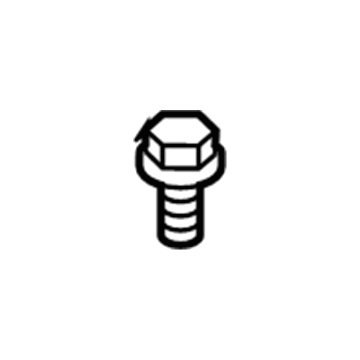 Mopar 6505601AA Screw-Tapping HEXAGON FLANGE Head