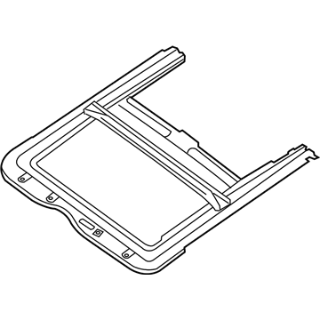 Nissan 91350-4AF0A Rail Assy-Sunroof